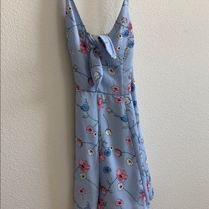 LUSH tie front romper